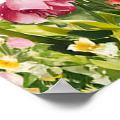 Paris in Bloom Poster (Ecke)