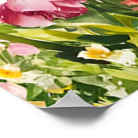 Paris in Bloom Poster (Ecke)