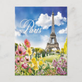 Paris in Bloom Postkarte (Vorderseite)