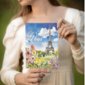 Paris in Bloom Postkarte