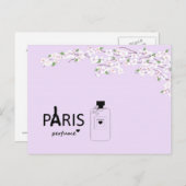 Paris in Bloom Postkarte (Vorne/Hinten)