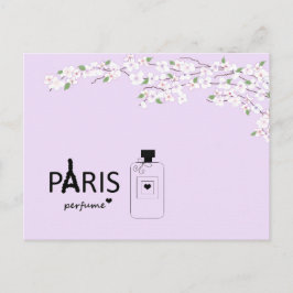 Paris in Bloom Postkarte