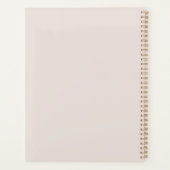 Paris in Blume | Ihr Name Planer (Rückseite)