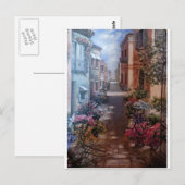 Paris in Blüte Postkarte (Vorne/Hinten)