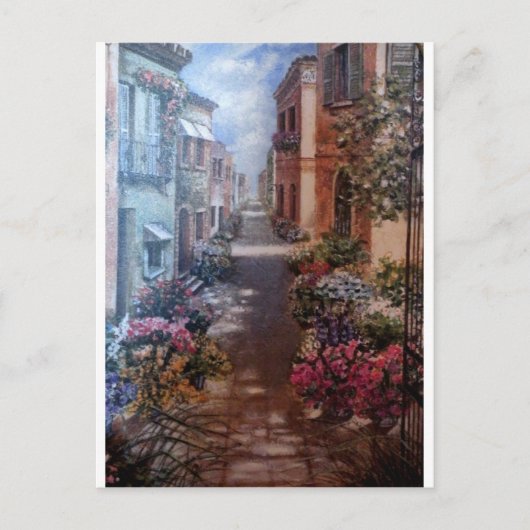 Paris in Blüte Postkarte (Vorderseite)