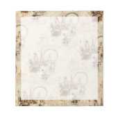 Paris in Brun Notizblock (Vorderseite)