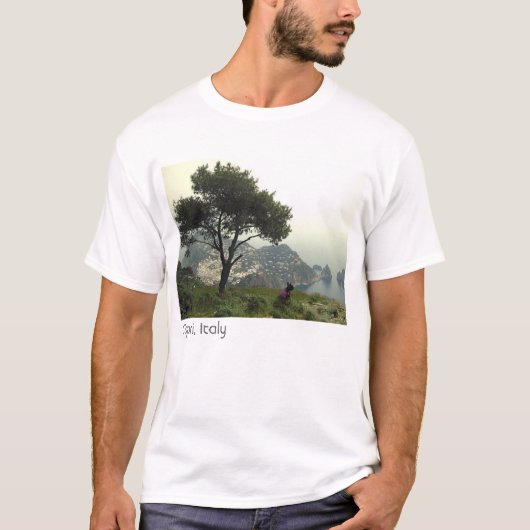Paris in Capri, Capri, Italien T-Shirt (Vorderseite)