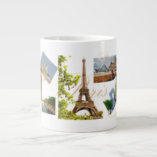 Paris in der Frühlingszeit - Tasse - große 20 Unze (Vorderseite)