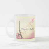 Paris in der Liebe - Eiffel-Turm Mattglastasse (Links)