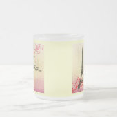 Paris in der Liebe - Eiffel-Turm Mattglastasse (Mittel)