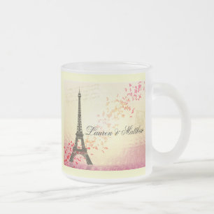 Paris in der Liebe - Eiffel-Turm Mattglastasse