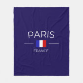 Paris in Frankreich Fleecedecke (Vorderseite)
