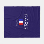 Paris in Frankreich Fleecedecke (Vorderseite (Horizontal))