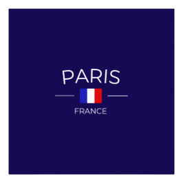 Paris in Frankreich Fotodruck