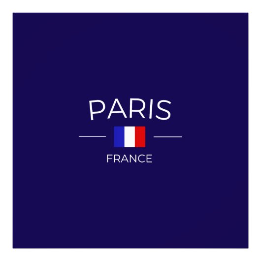 Paris in Frankreich Fotodruck (Vorne)