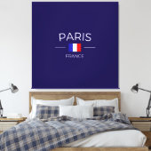 Paris in Frankreich Leinwanddruck (Insitu (Schlafzimmer))