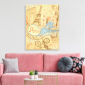Paris in Frankreich Leinwanddruck (Insitu (Wohnzimmer))