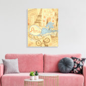 Paris in Frankreich Leinwanddruck (Insitu (Wohnzimmer))