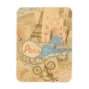 Paris in Frankreich Magnet