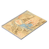 Paris in Frankreich Notizblock (Linke Seite)