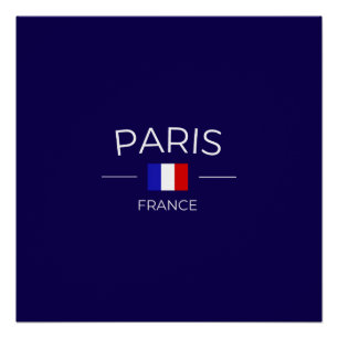 Paris in Frankreich Poster