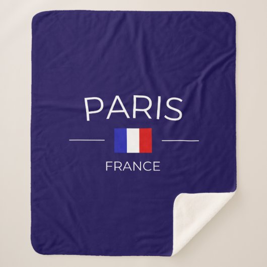 Paris in Frankreich Sherpadecke (Vorderseite)