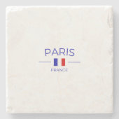Paris in Frankreich Steinuntersetzer (Vorderseite)