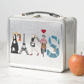 Paris in ikonischen Bildern Metall Lunch Box (Beispiel)
