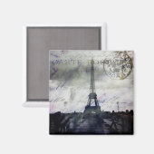 Paris in Lavender Magnet (Vorderseite/Rückseite)