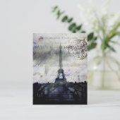 Paris in Lavender Postkarte (Stehend Vorderseite)