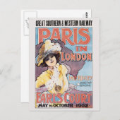 Paris in London Postkarte (Vorne/Hinten)