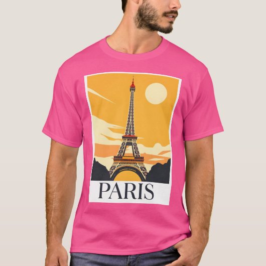 Paris in meinem Kopf T-Shirt (Vorderseite)