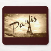 Paris in Sepia Mousepad (Vorne)