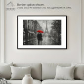 Paris in the Rain – Wall Art Print Poster