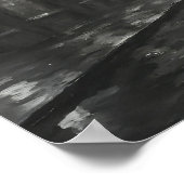 Paris in the Rain – Wall Art Print Poster (Ecke)