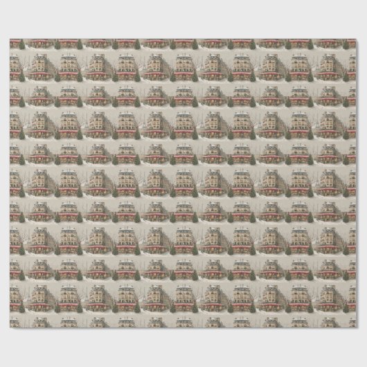 Paris in winter geschenkpapier (Flach)