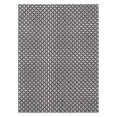 Paris Inspiriert Lilie Schwarz und Weiß Design Tischdecke (Vorderseite)