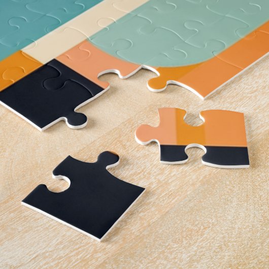 Paris Inspiriert Mittelalter Moderne Kunst: Abstra Puzzle (Seite)