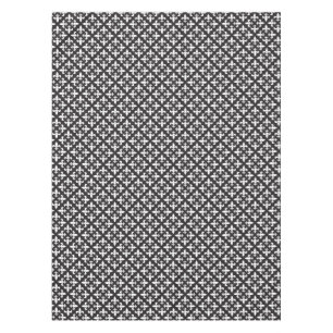Paris inspirierte Lilien-Schwarzweiss-Entwurf Tischdecke