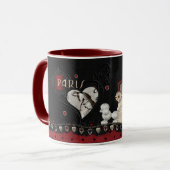 Paris inspirierte tasse (Vorderseite Links)