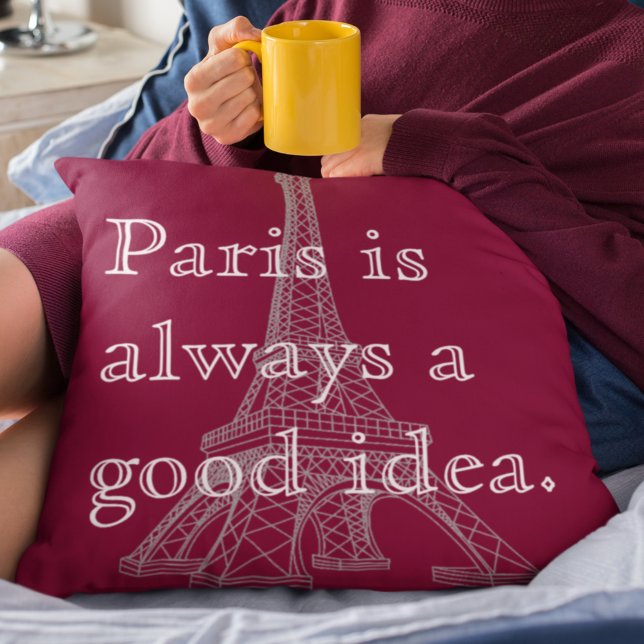 Paris is always a good idea kissen (Von Creator hochgeladen)