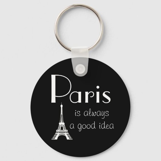 Paris is always a good idea schlüsselanhänger (Vorderseite)