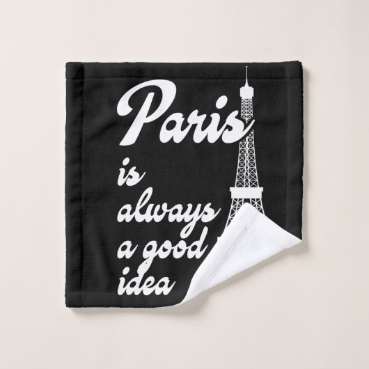 Paris is always a good idea waschlappen (Waschlappen)
