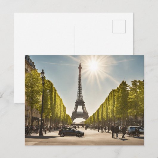 Paris (isParis6) Postkarte (Vorne/Hinten)