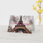 "Paris ist immer eine gute Idee" Anmerkungs-Karte Karte (Gelbe Blume)