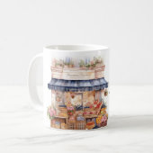 Paris ist immer eine gute Idee Blumen Kaffeetasse (Vorderseite Links)