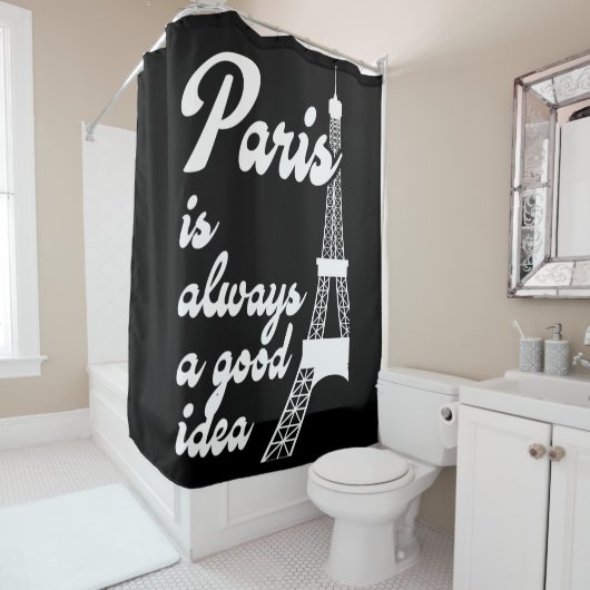 Paris ist immer eine gute Idee Duschvorhang (Beispiel)