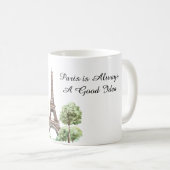 Paris ist immer eine gute Idee Eiffelturm Kaffeetasse (VorderseiteRechts)