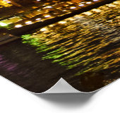 Paris ist immer eine gute Idee für einen nächtlich Poster (Ecke)