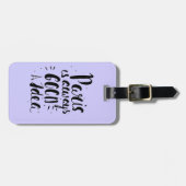 Paris ist immer eine gute Idee Gepäckanhänger (Vorderseite horizontal)